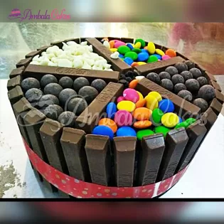 Kitkat Cake delivered in Barara
